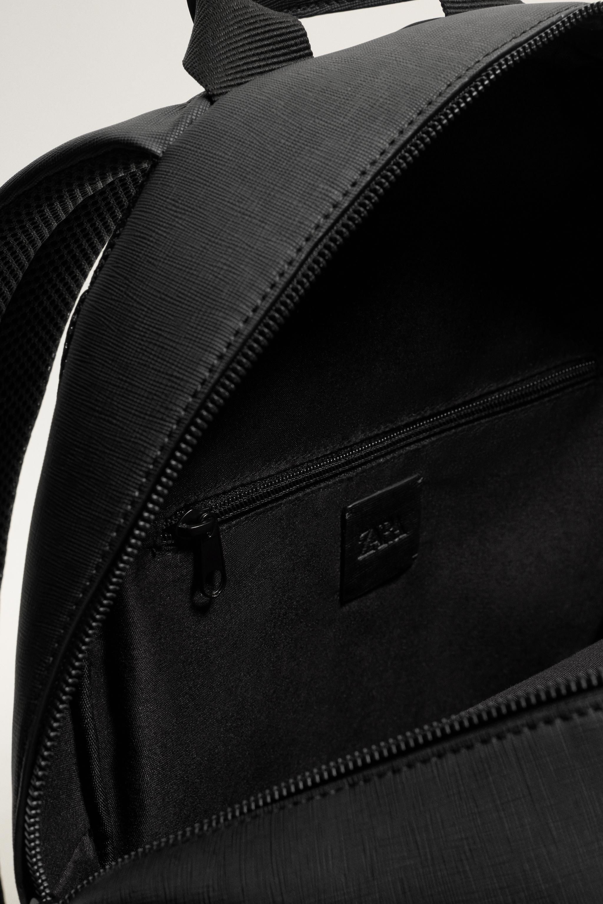 テクスチャーバックパック - ブラック | ZARA Japan / 日本