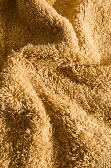 PACK OF HIGH-QUALITY COTTON HAND TOWELS (PACK OF 3) - Mustard by Zara