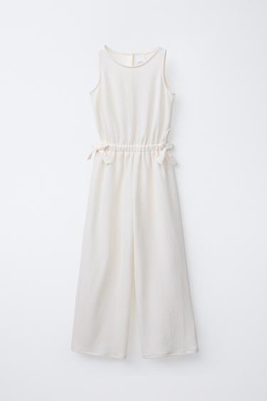 MONO LARGO TEXTURA CUT OUT LAZOS - Crudo de Zara