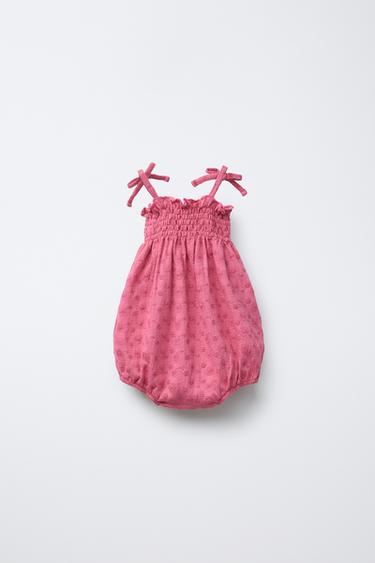 BODY FLEURS BRODÉES - Rose de Zara - Image 1