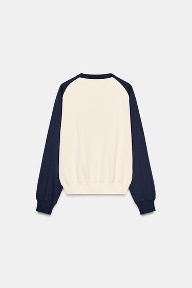 SWEAT VARSITY - Bleu marine de Zara - Image 5