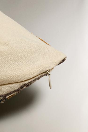 TUFTING CUSHION COVER - Mustard by Zara - Image 3