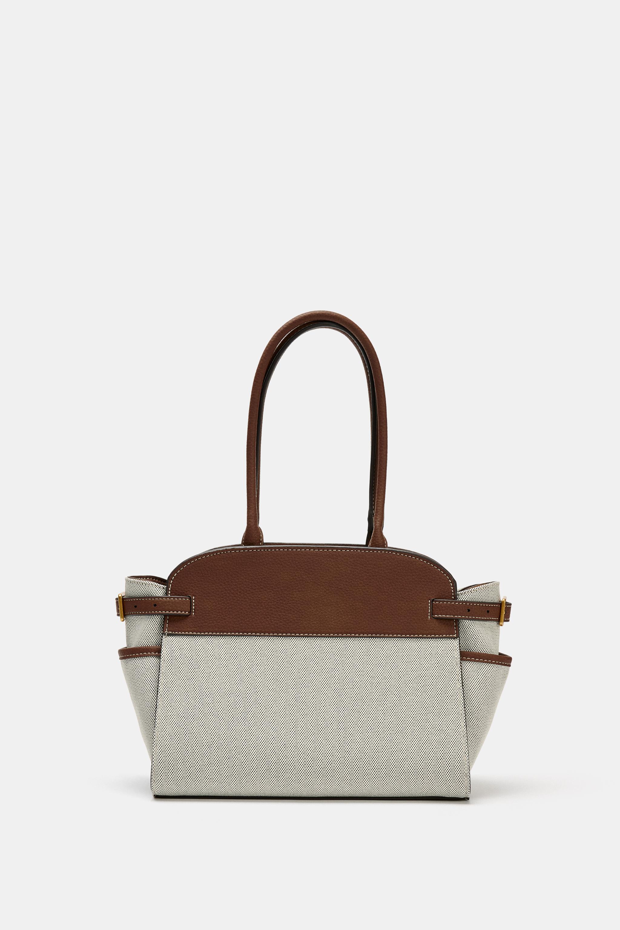 COMBINATION BUCKLE CITY BAG - Light beige | ZARA United States