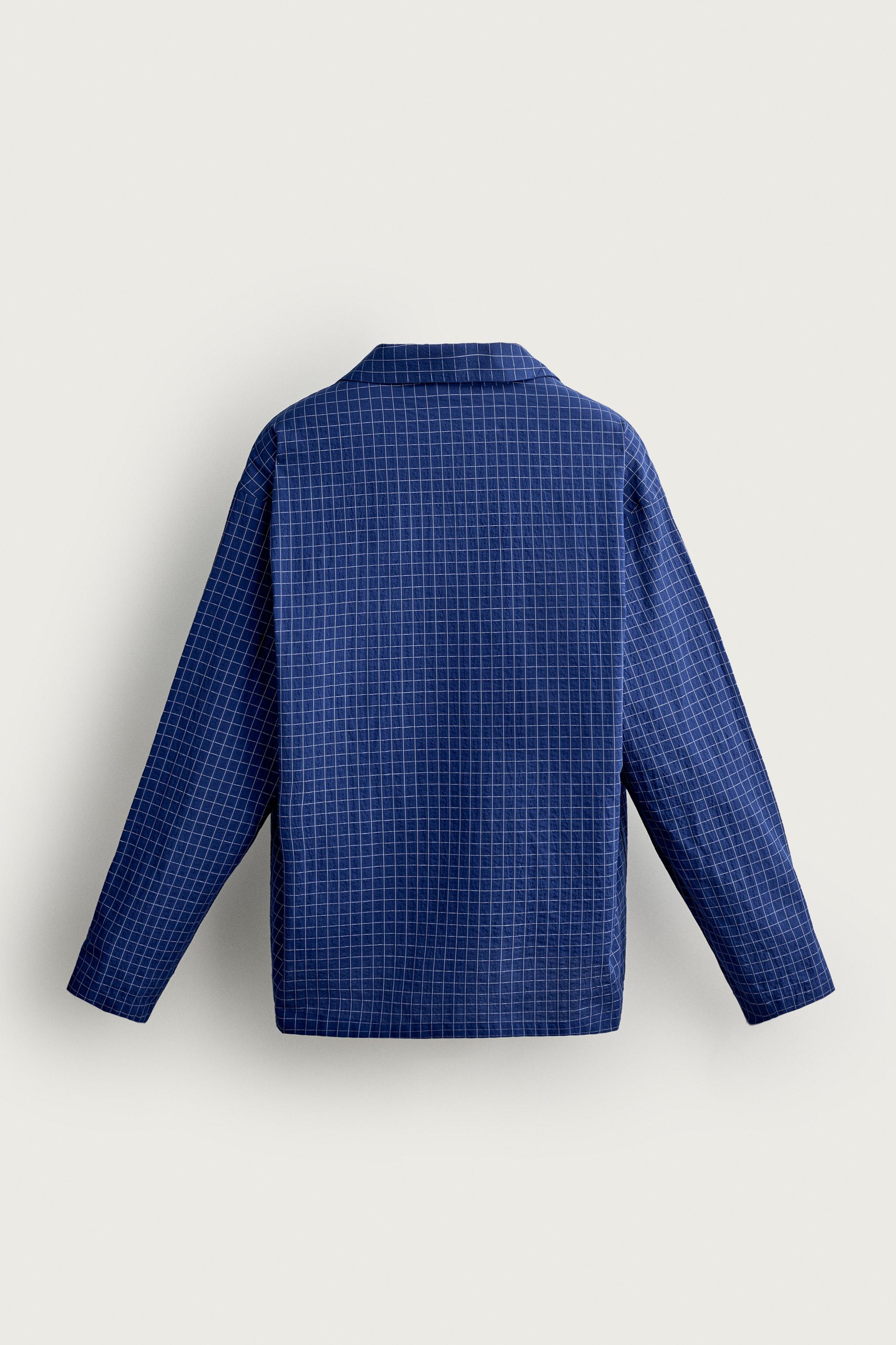 CHEMISE À CARREAUX ET FERMETURE BRANDEBOURGS