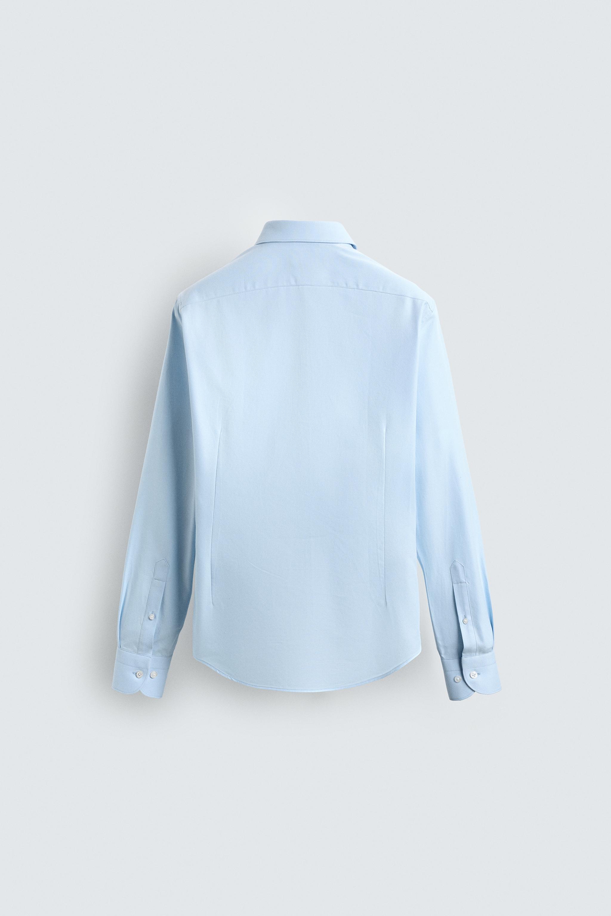 REGULAR FIT TEXTURED SHIRT