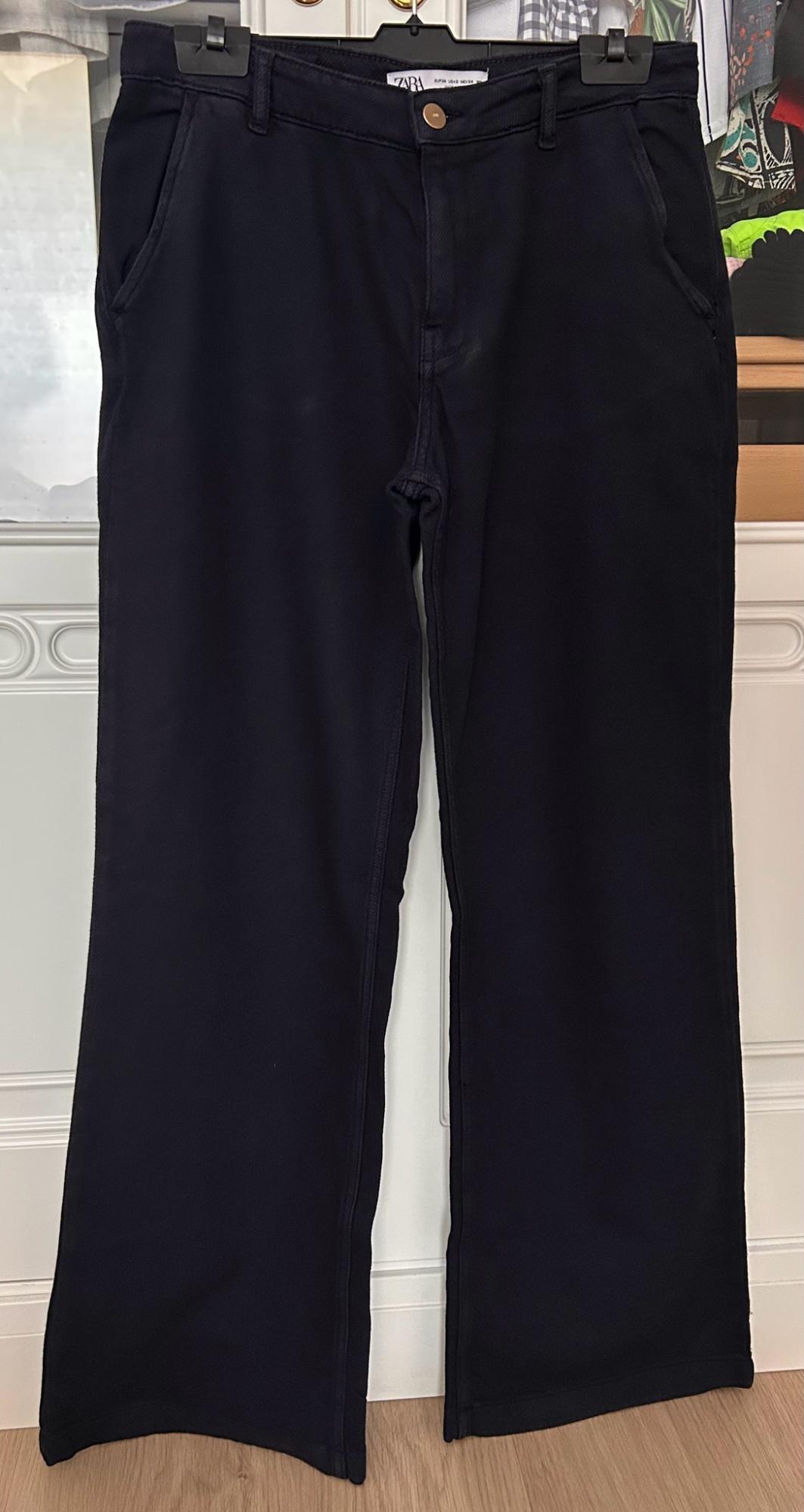 WIDE-LEG CHINO TROUSERS - Image 3