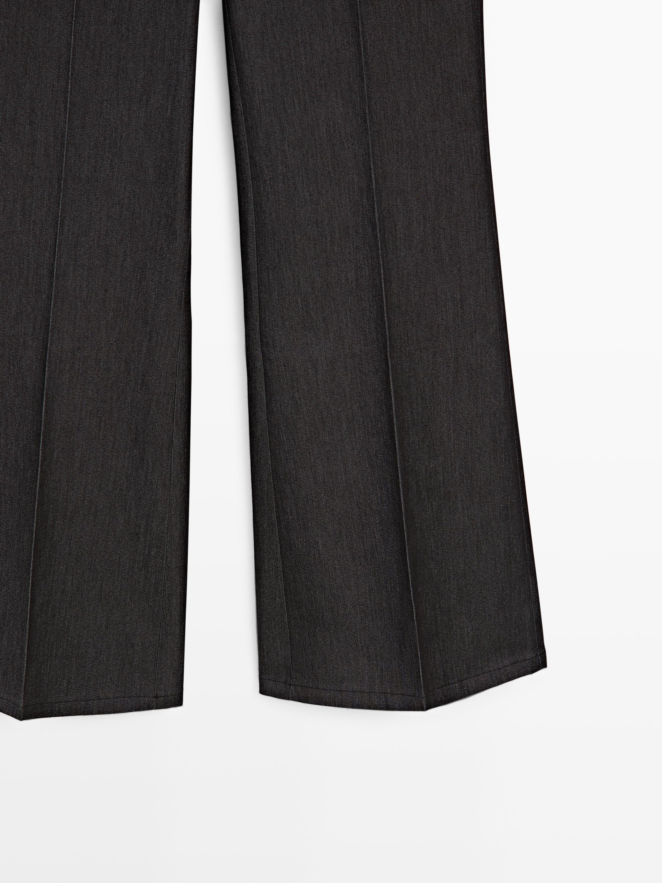 Flare fit trousers