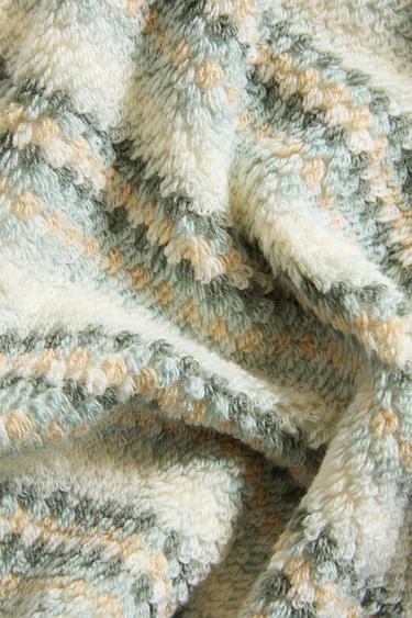 SERVIETTE DE BAIN RAYÉE COTON - Multicolore de Zara - Image 3