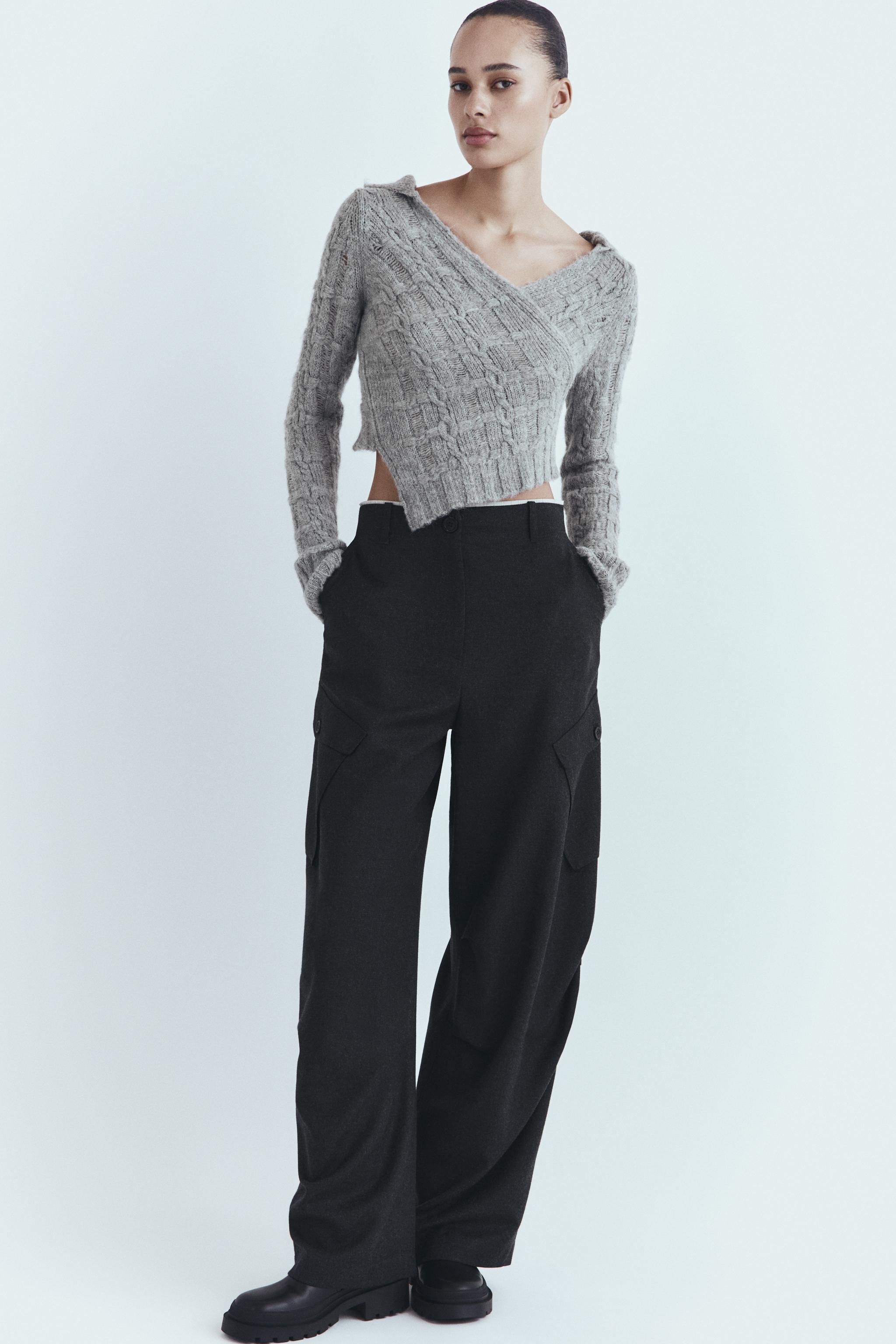 Y#39;s panelled asymmetric jumper - Neutrals