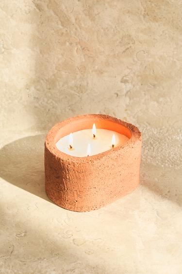 (800 G) BOUGIE D’EXTÉRIEUR PARFUMÉE CITRONNELLE - Jaune de Zara - Image 5