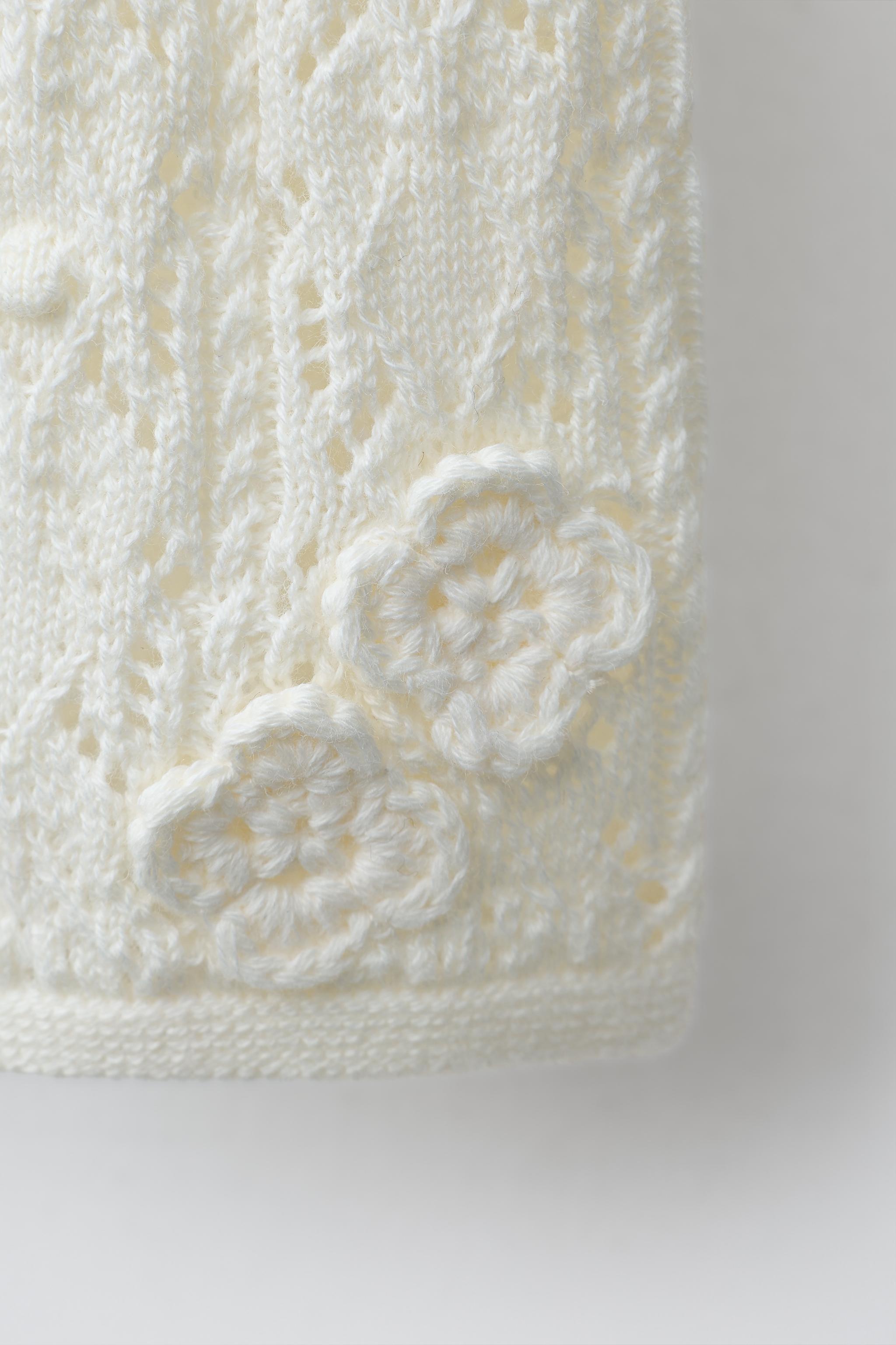 OPENWORK KNIT PANTS