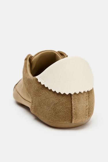 SOFT DERBY TRAINERS - Brown by Zara - Image 3