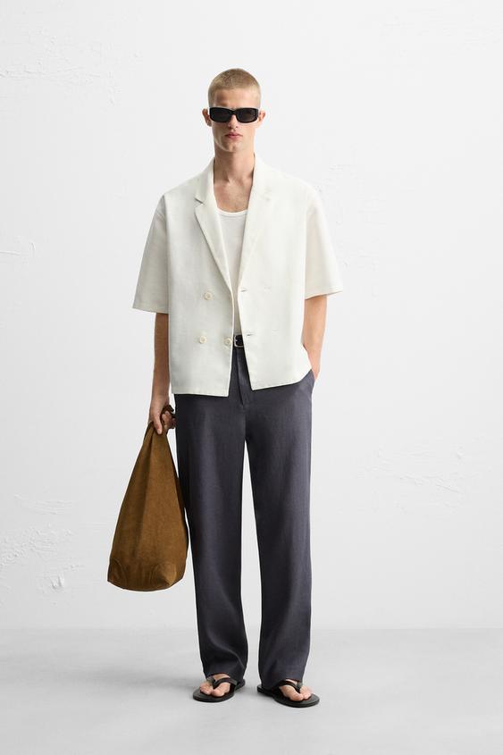 CAMISA KIMONO Blanco ZARA España - Main Image