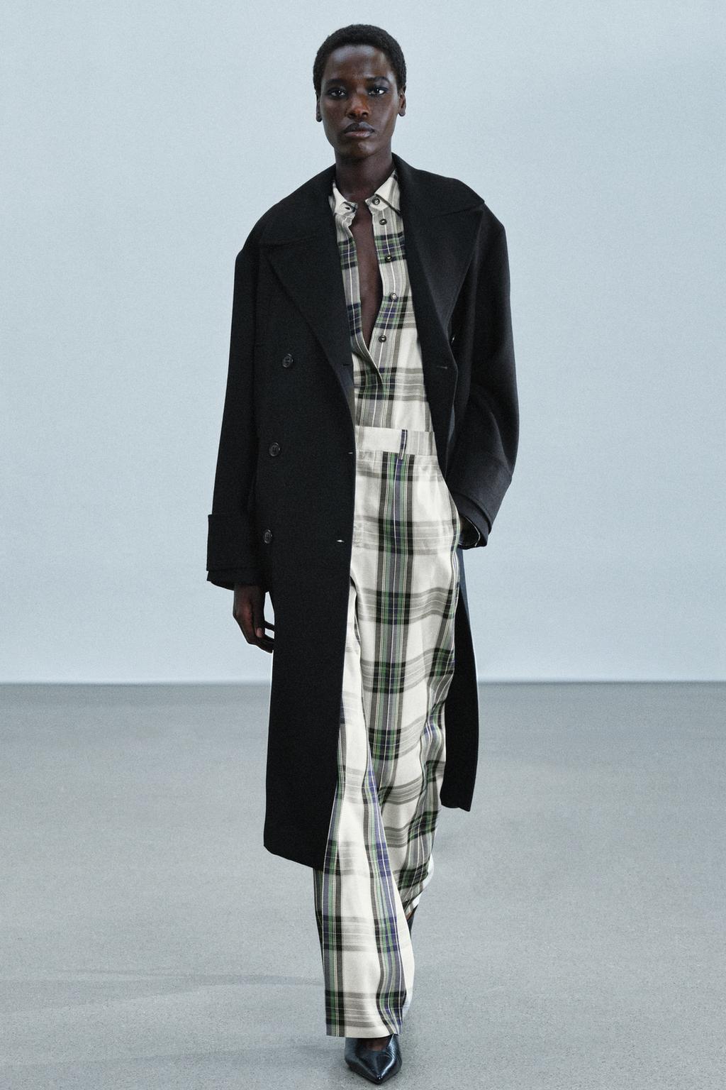 Zara Axıcı dama-dama şalvar ZW COLLECTION