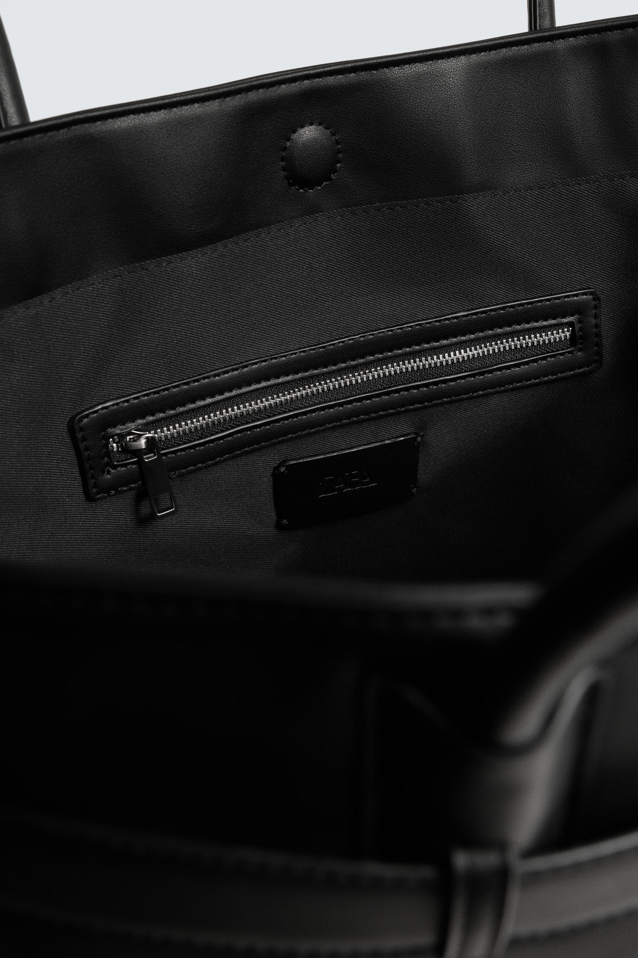 BELT DETAIL SHOPPER BAG
