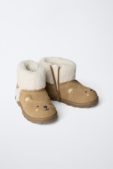 BAREFOOT LINED BOOTS - Brown by Zara - Image 3