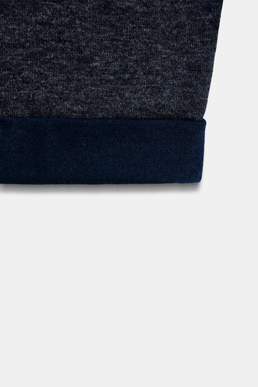 OVERSIZED LONG SLEEVE T-SHIRT - Dark grey marl by Zara - Image 6