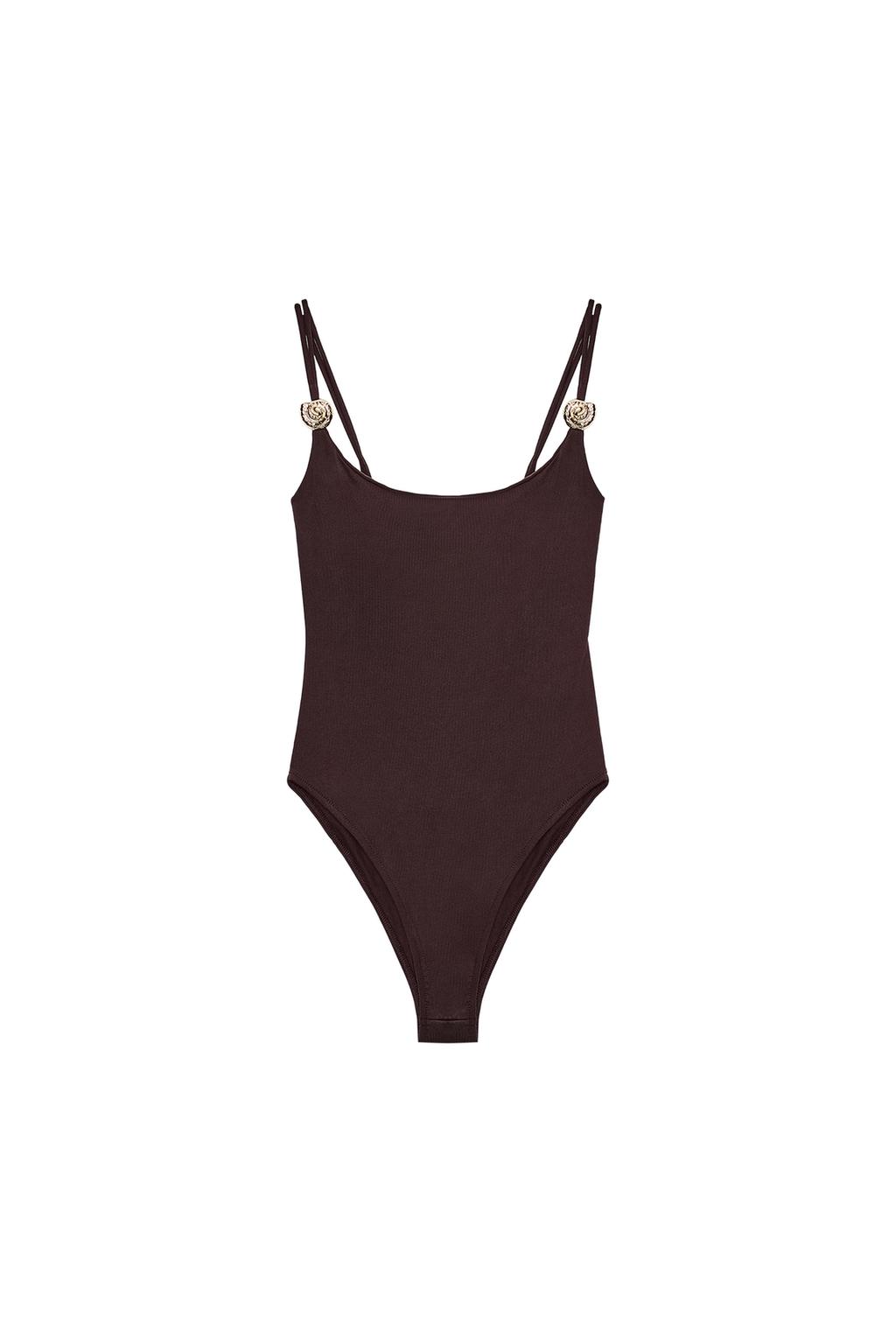 POLYAMIDE SHELL BODYSUIT - image 3