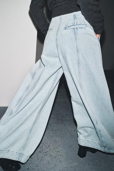 JEANS ZW COLLECTION HIGH-WAIST BALLOON - Light blue by Zara - Image 2