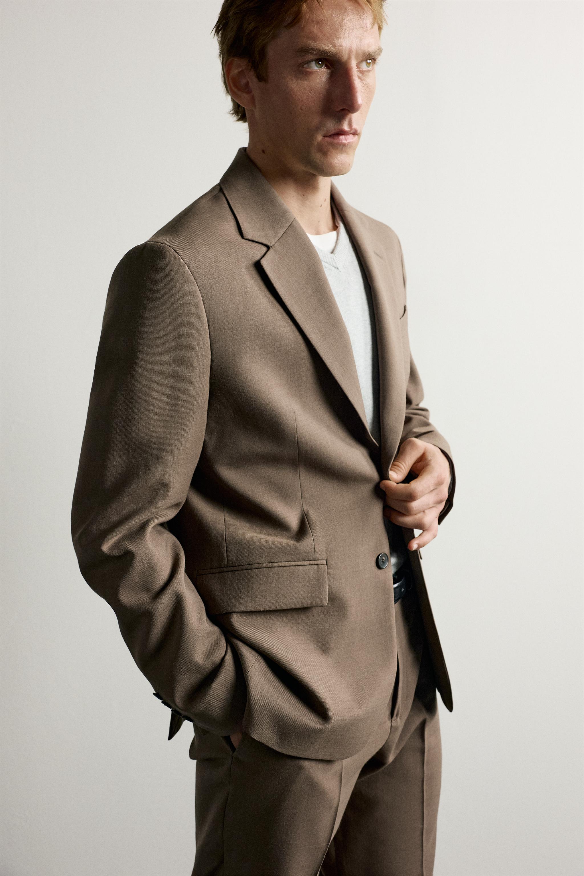 REGULAR FIT SUIT BLAZER