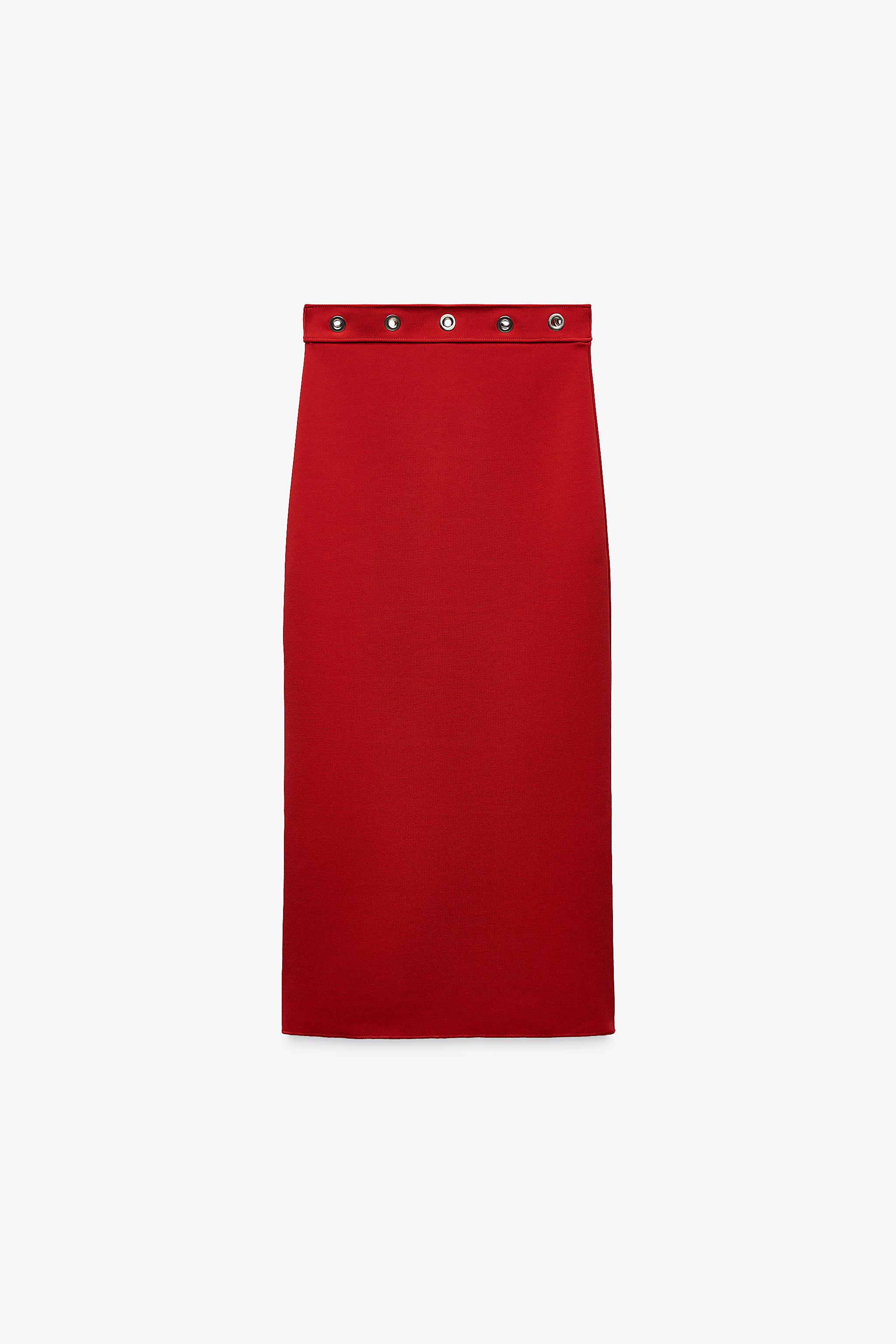 【PRADA】ミディ丈スカート レッド ☆セール中 !! 楽天市場】PRADA プラダ 24SS オーガンザ ミディスカート P123J