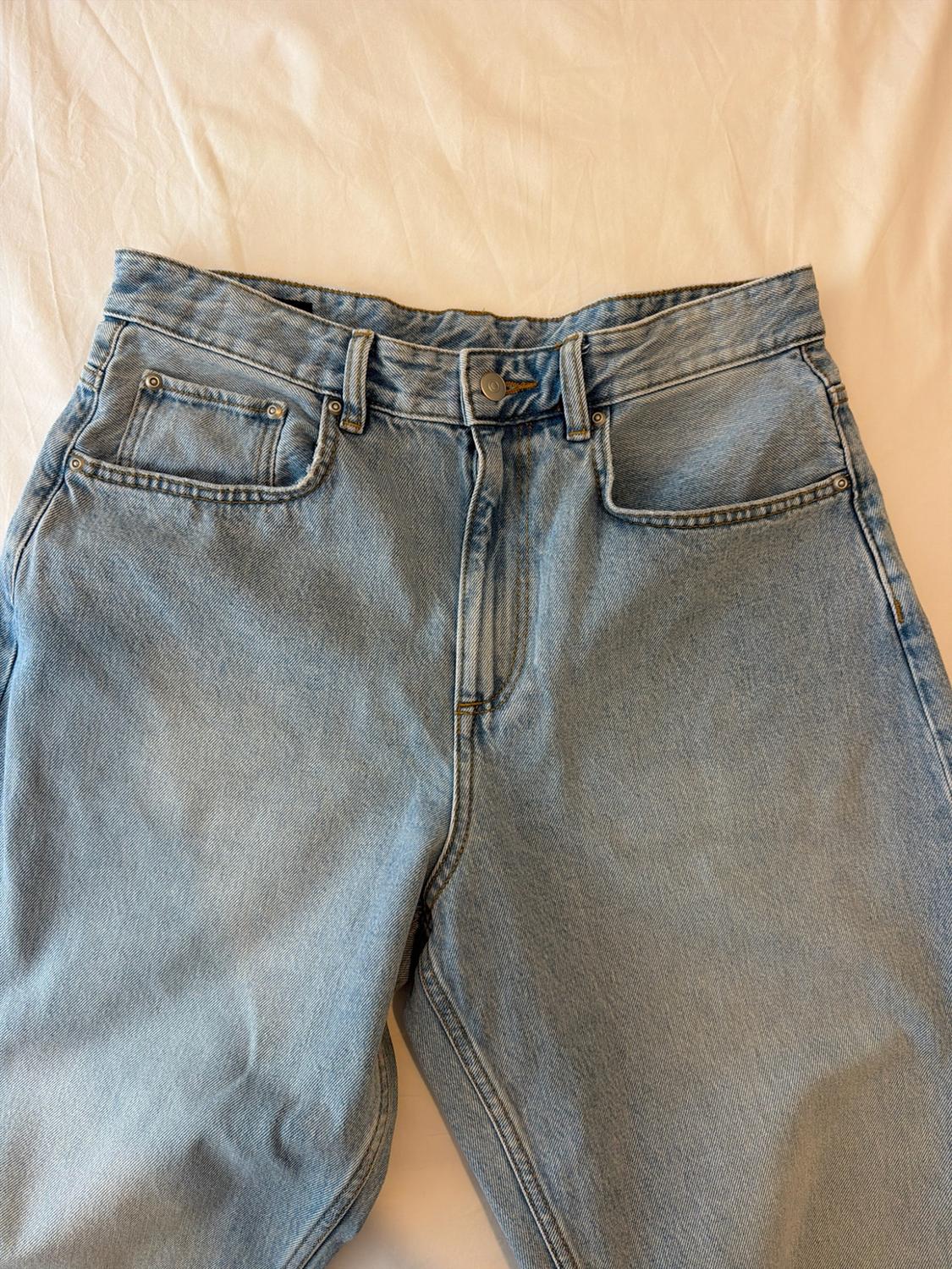 TAPERED WIDE-LEG JEANS - Image 4