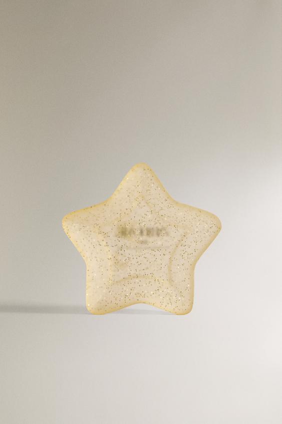 PORTE-SAVON ENFANT ÉTOILE PAILLETÉE - Jaune de Zara - Image 0