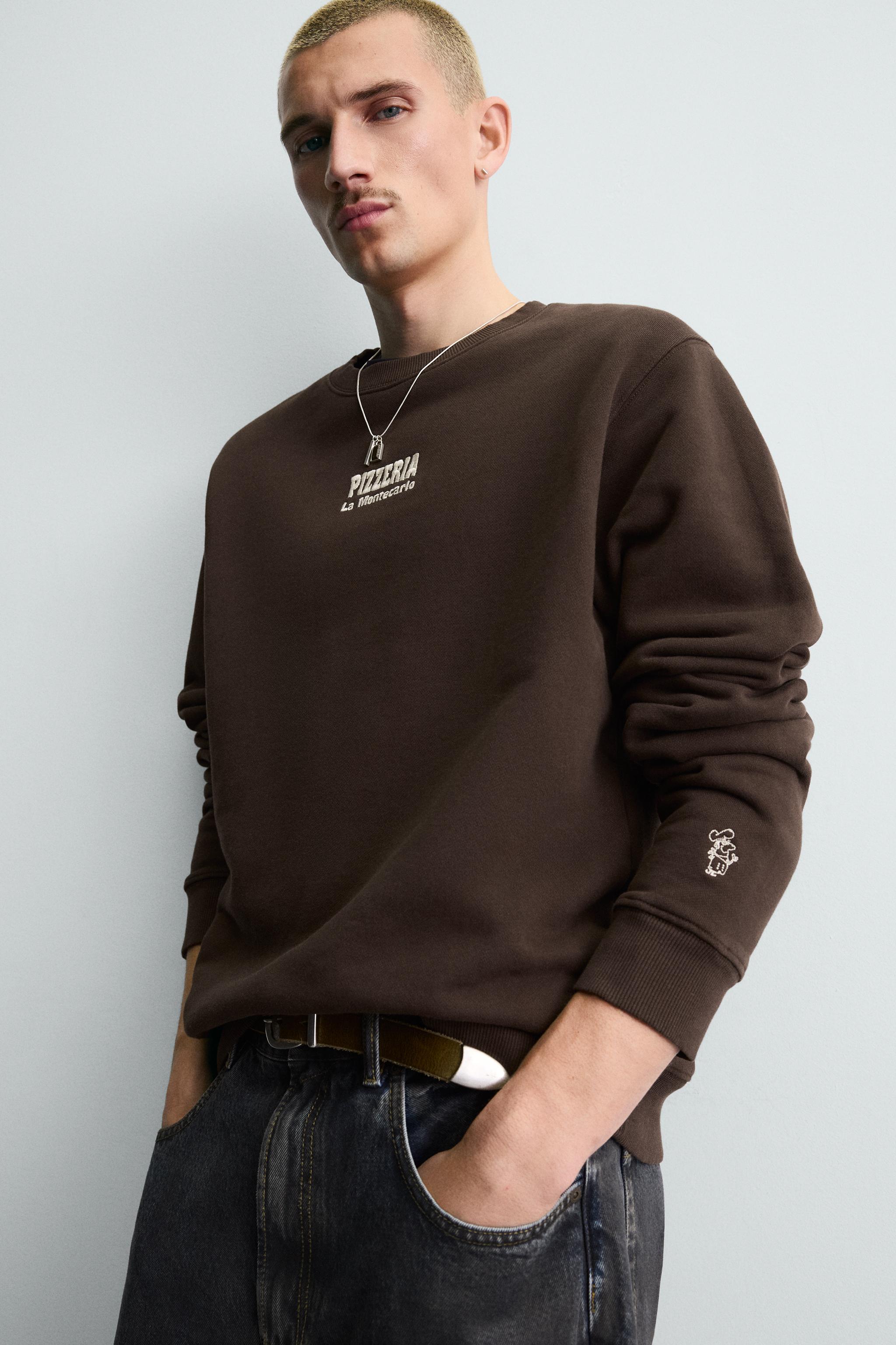 “PIZZERIA LA MONTECARLO” PRINT SWEATSHIRT