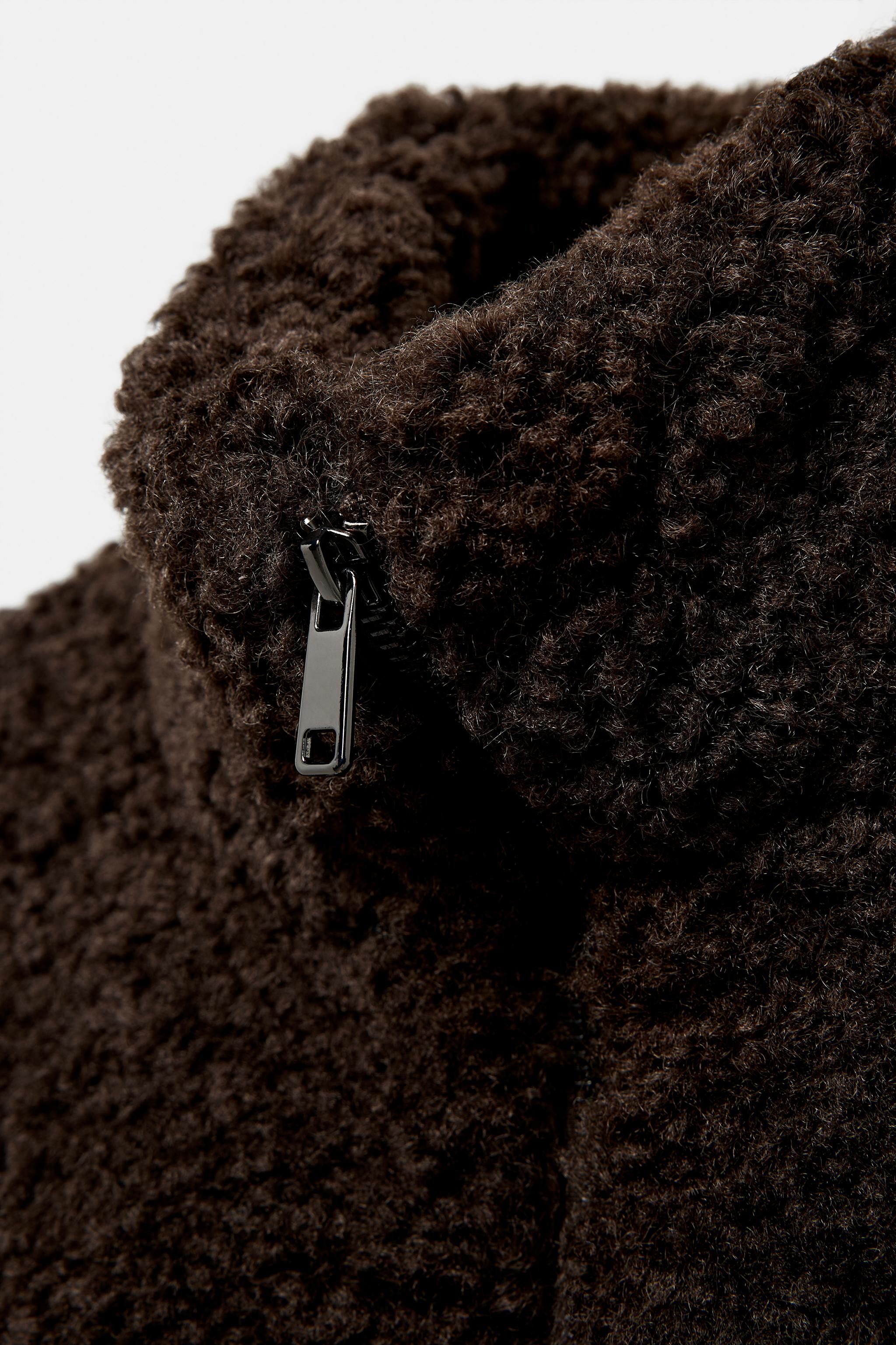 ANORAK EFFET MOUTON AVEC ISOLATION THERMIQUE