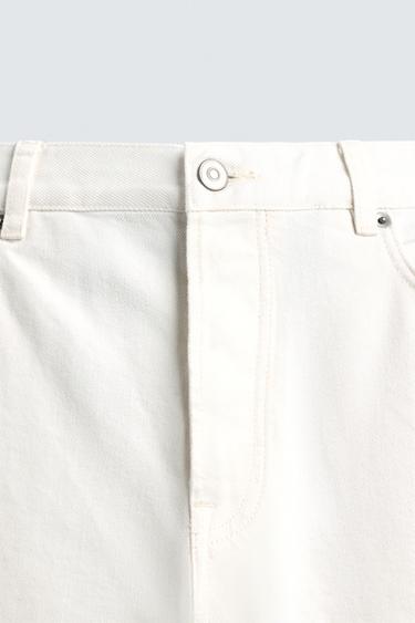 JEAN COUPE DROITE - Blanc cassé de Zara - Image 7