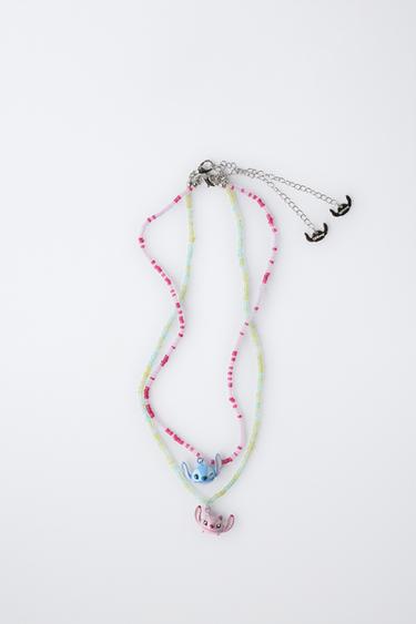 LOT DE DEUX COLLIERS FANTAISIE LILO & STITCH © DISNEY - Rose de Zara - Image 3