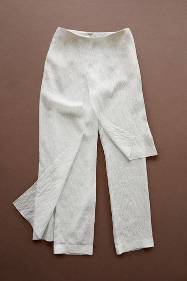 Asymmetric striped skort - STUDIO — White 1
