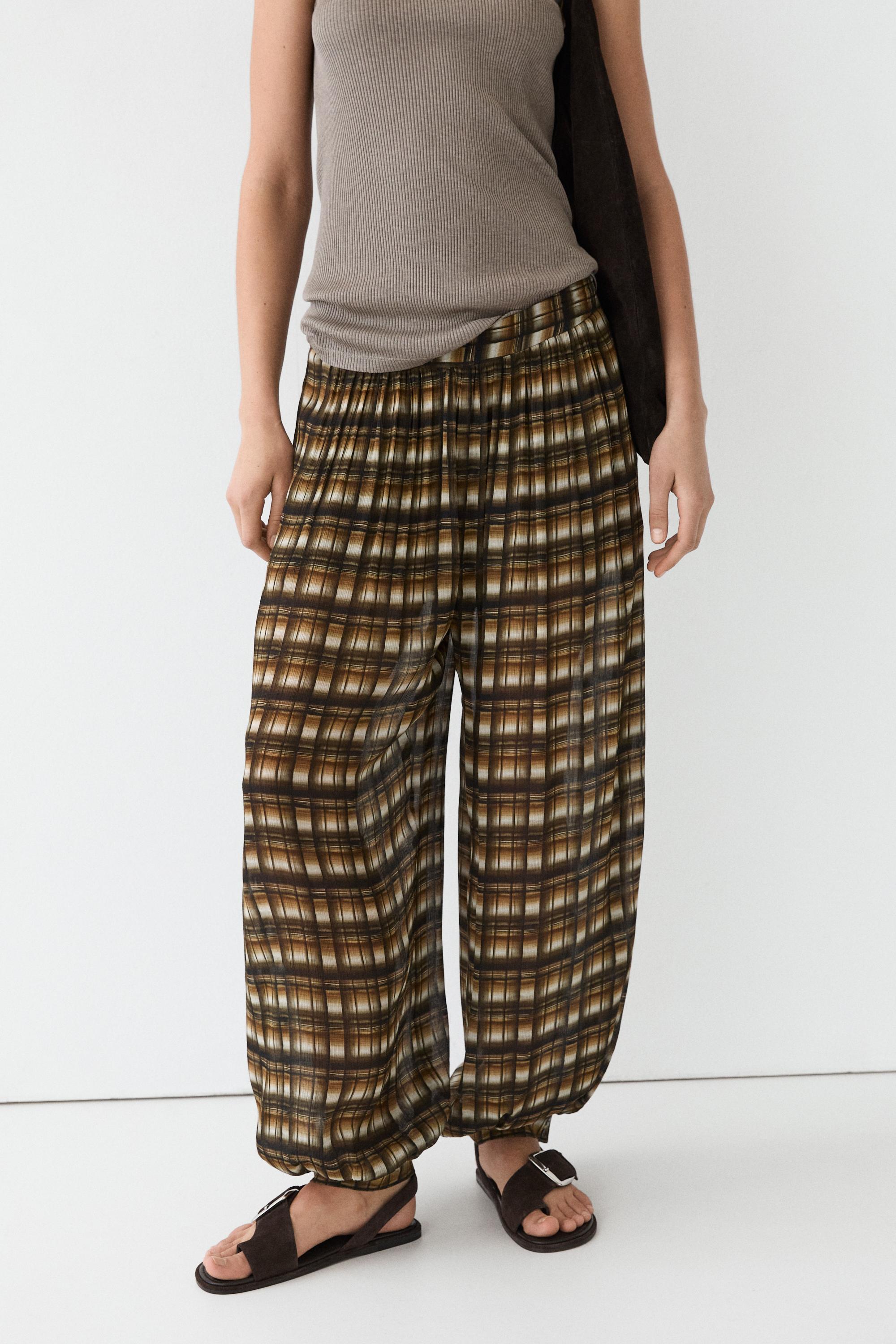 Flowing sarouel trousers