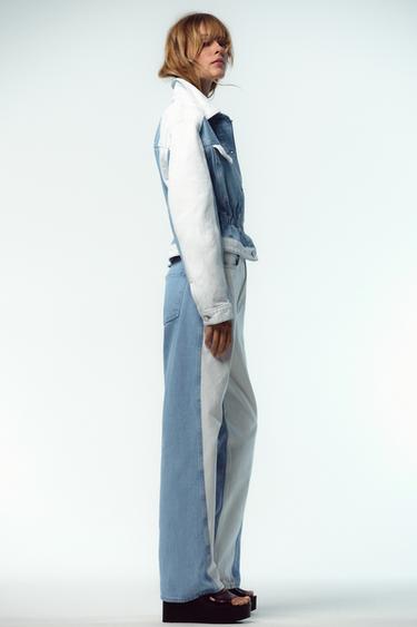 Z1975 COMBINED DENIM JACKET - Mid-blue by Zara - Image 2