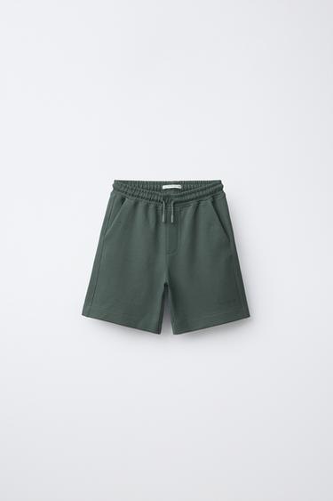 COMFORT BERMUDA SHORTS - Stone by Zara