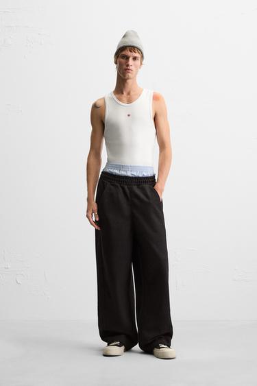 PANTALÓN JOGGER BALLOON FIT LIMITED EDITION - Negro de Zara