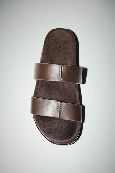 NAHKASANDAALIT, KAKSI REMMIÄ - Chocolate Brown Zaralta