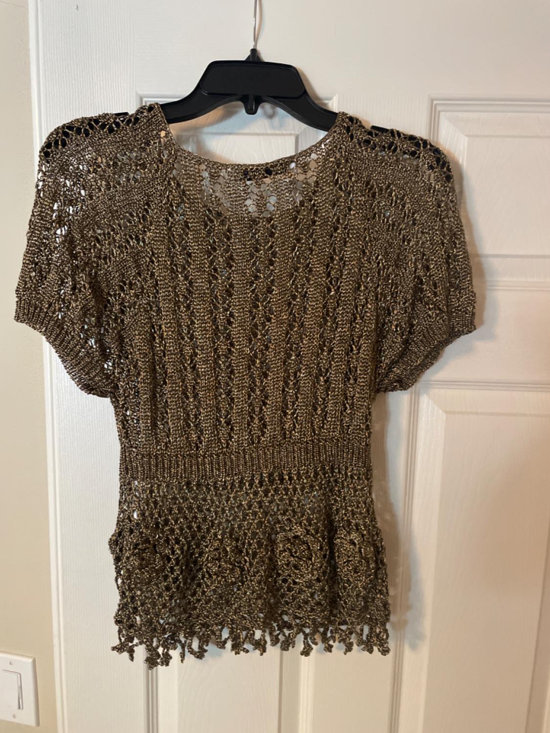 METALLIC THREAD KNIT TOP LIMITED EDITION - Image 3