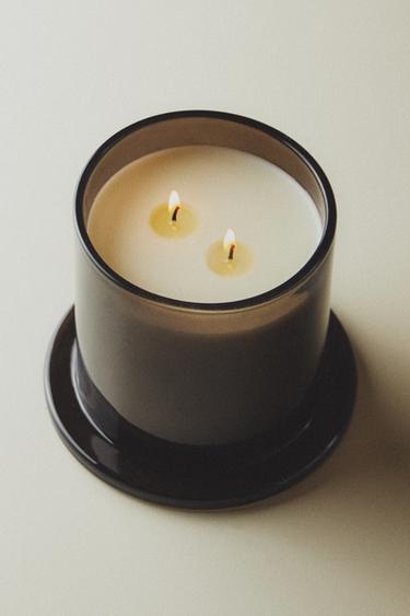 (525 G) CÈDRE ÉPICÉ SCENTED CANDLE - Dark beige by Zara - Image 4