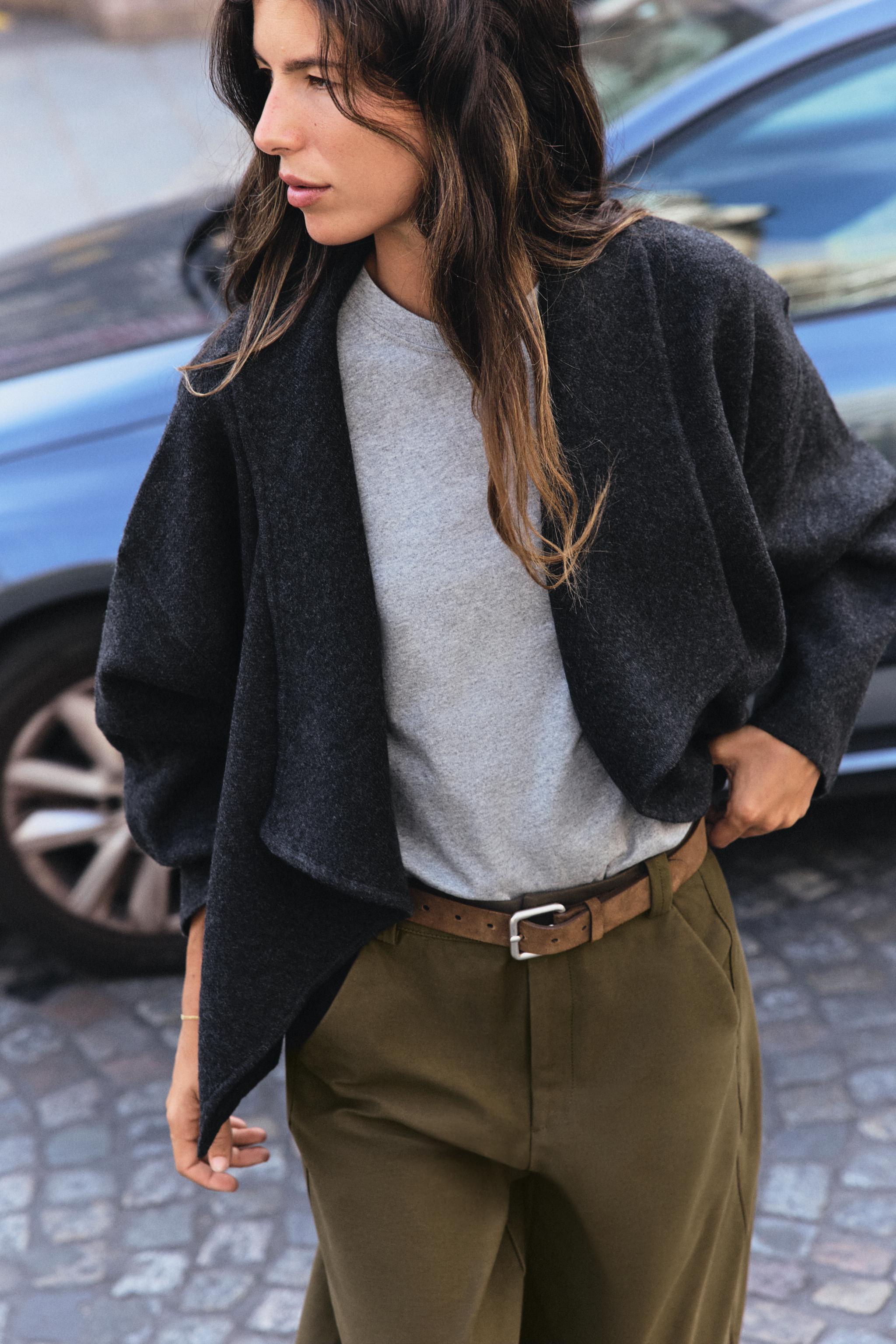 GILET EN MAILLE OUVERT