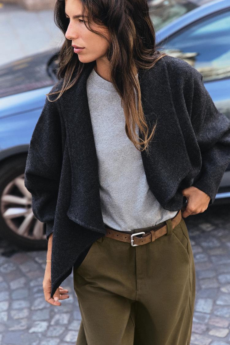 CHAQUETA ABIERTA PUNTO