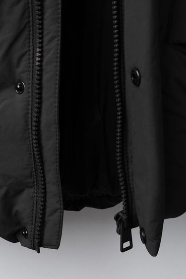 DOUDOUNE EN PLUME ET DUVET DÉPERLANTE - Gris anthracite de Zara - Image 7