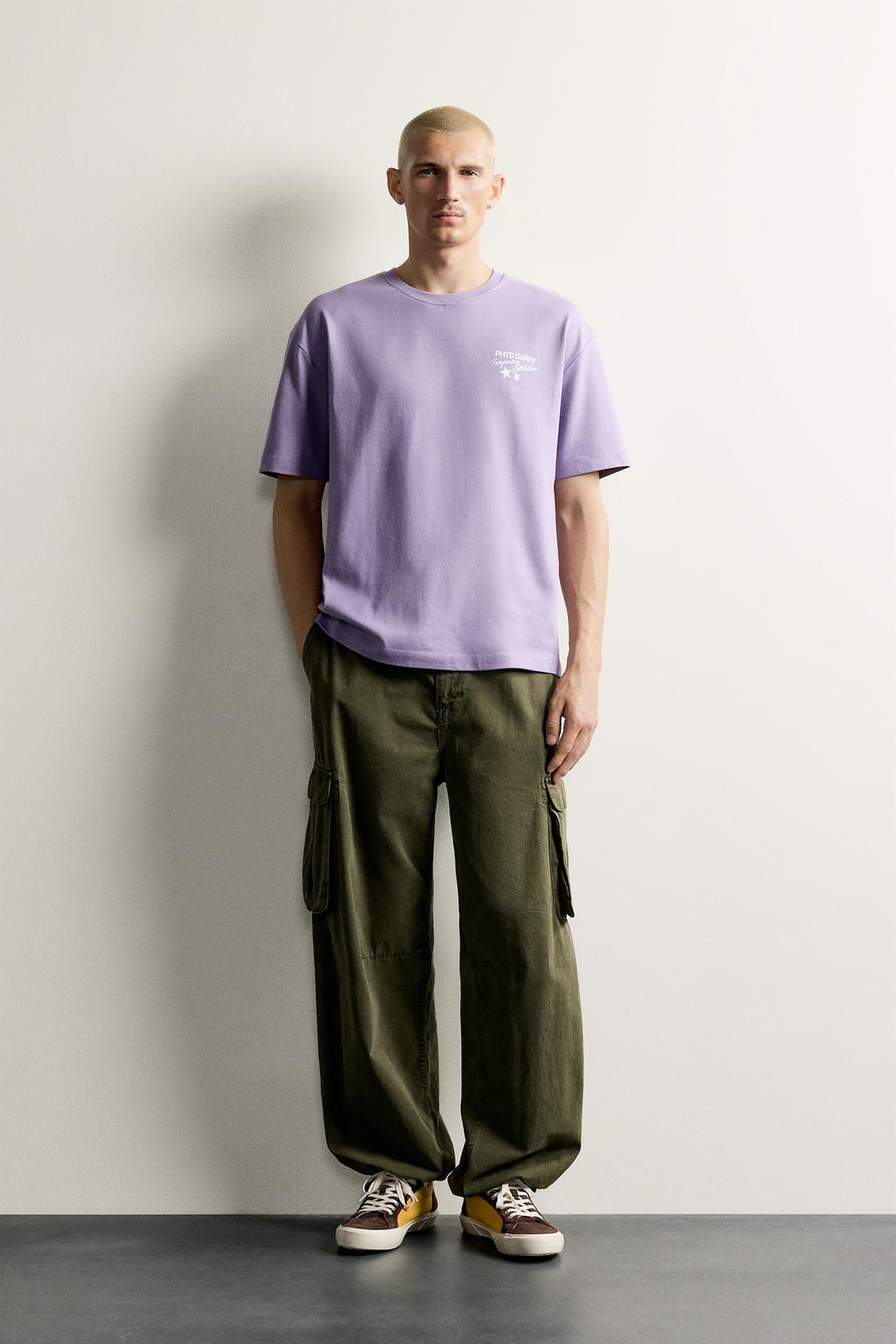 RELAXED FIT SLOGAN T-SHIRT