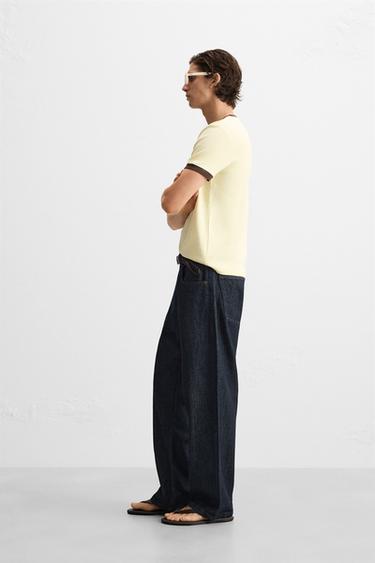 LIGHTWEIGHT BAGGY FIT JEANS - Indigo by Zara - Image 3
