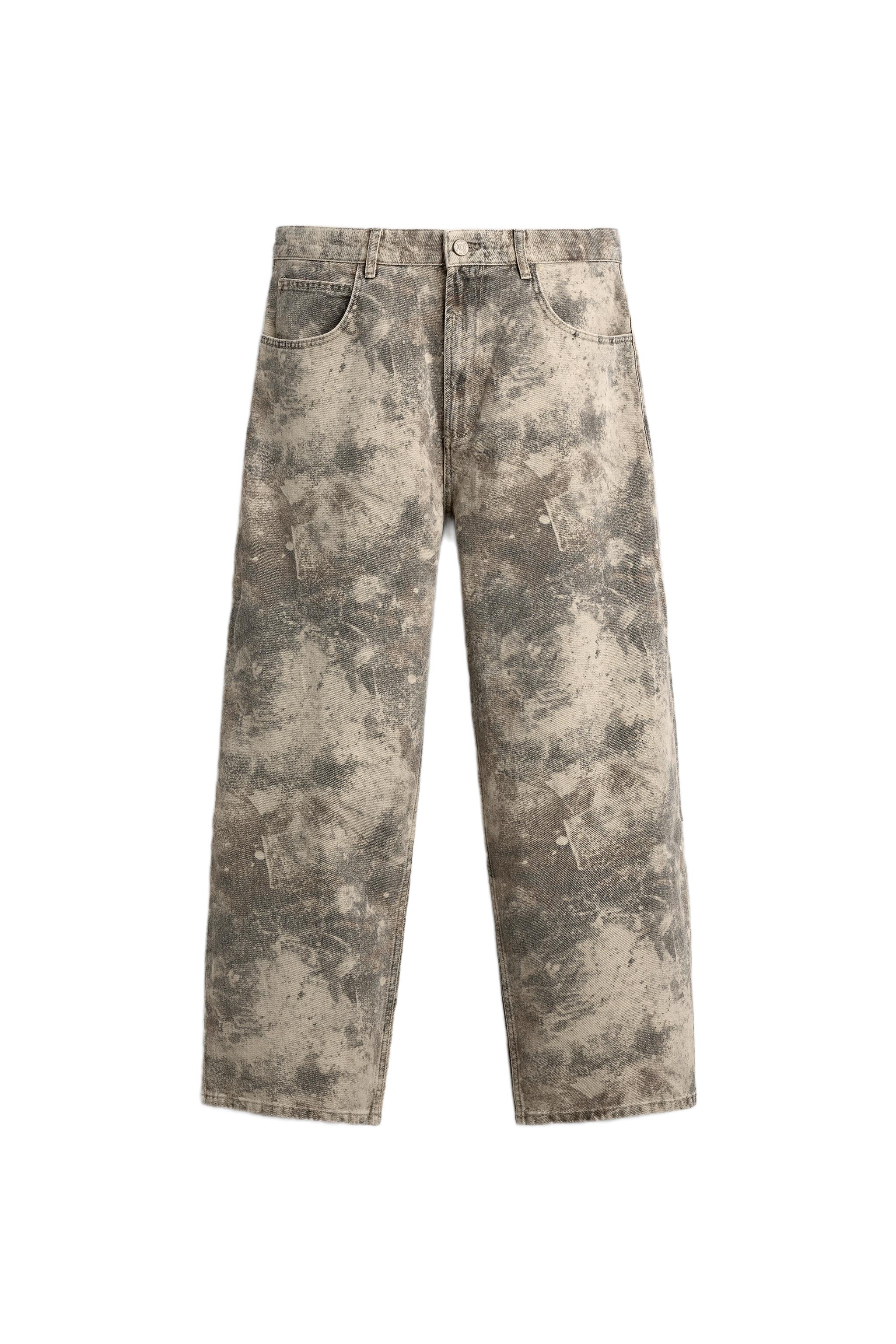 バギーフィットアブストラクト柄パンツ - 026 | ZARA Japan / 日本