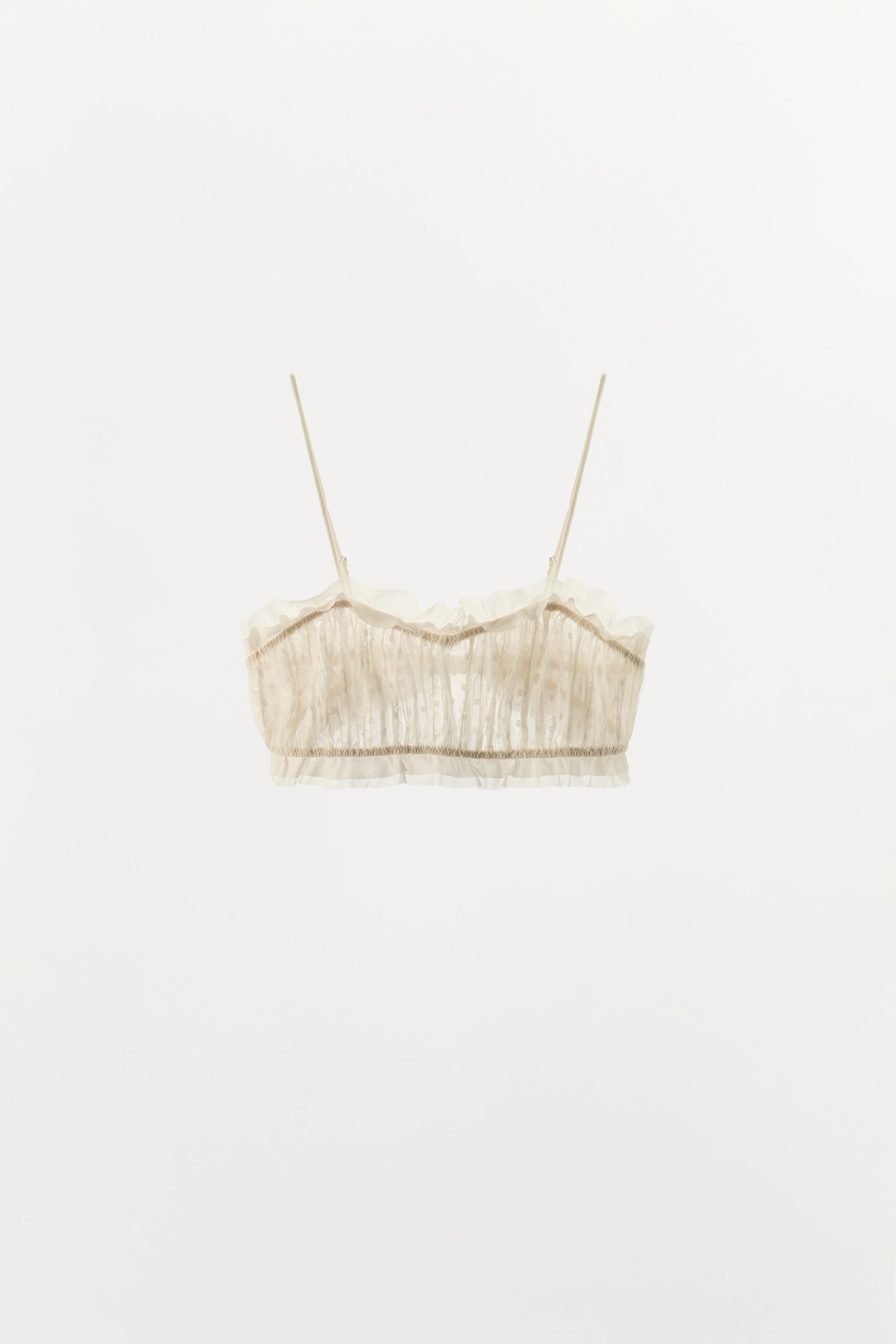 PLUMETI GATHERED BRA