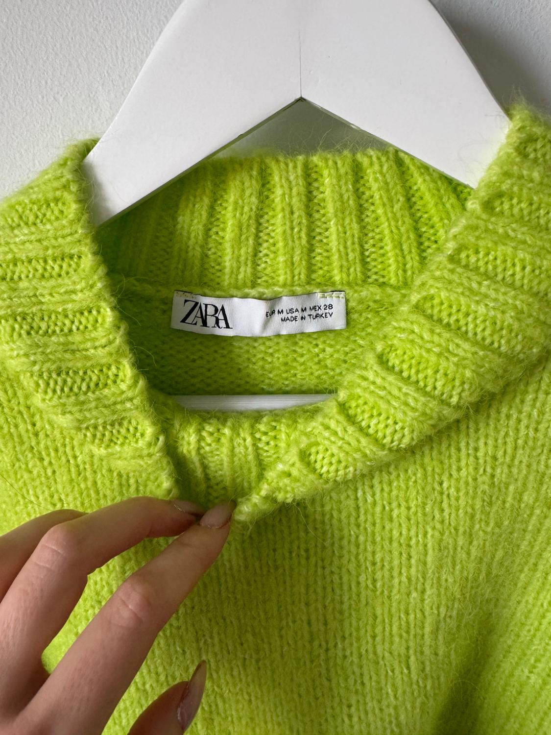 RIPPED KNIT CROPPED SWEATER - Image 3