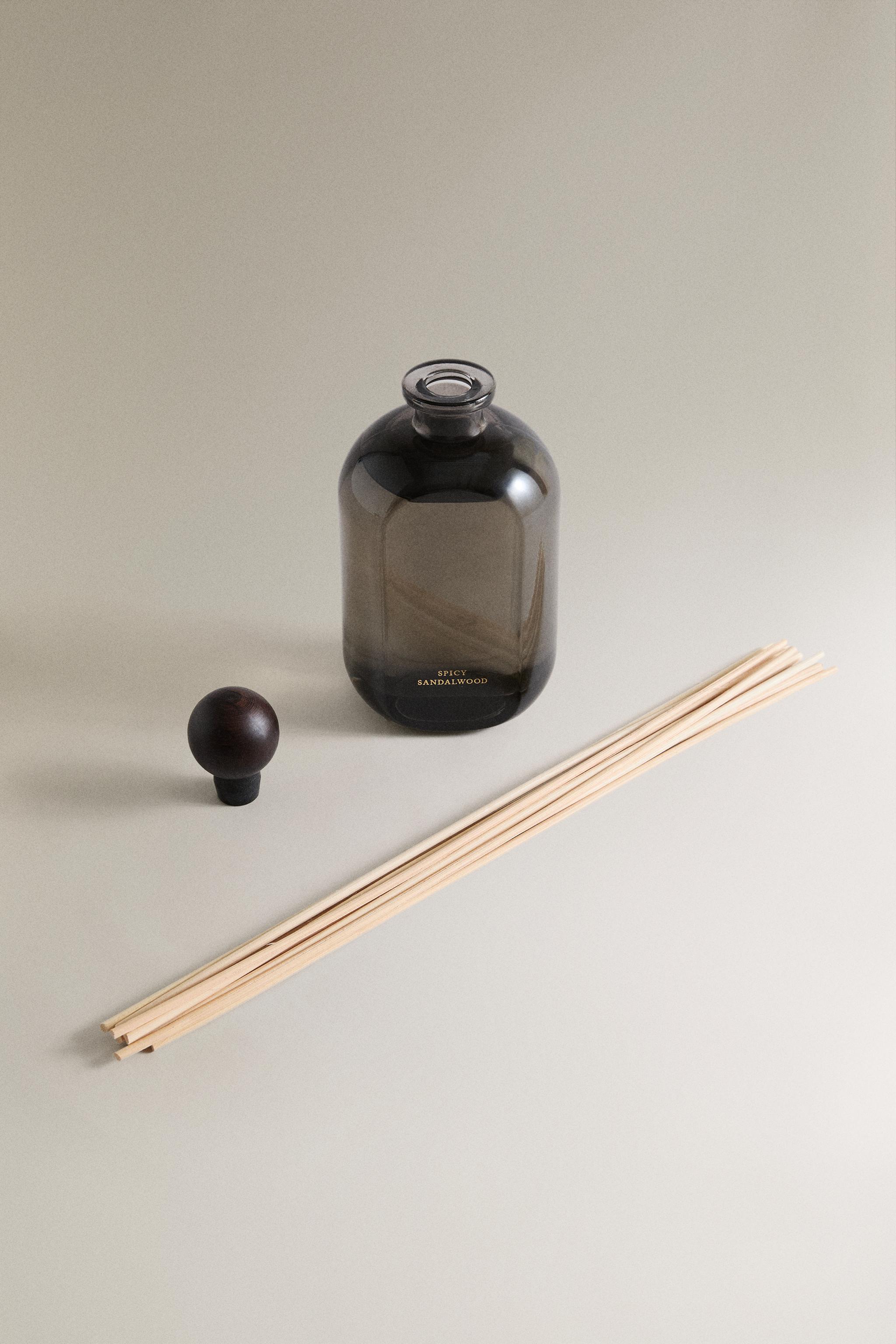 (480 ML) SPICY SANDALWOOD REED DIFFUSERS — Grey marl