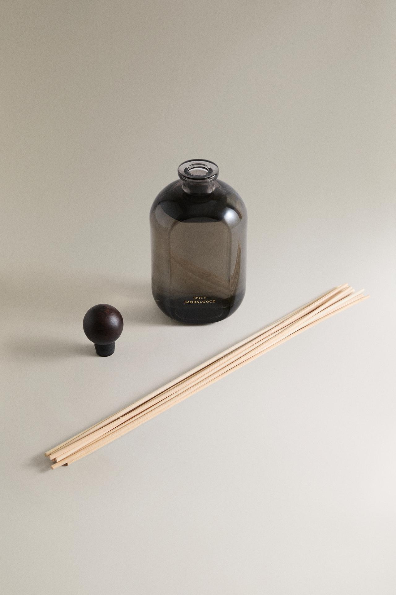 (480 ML) SPICY SANDALWOOD REED DIFFUSERS — Grey marl