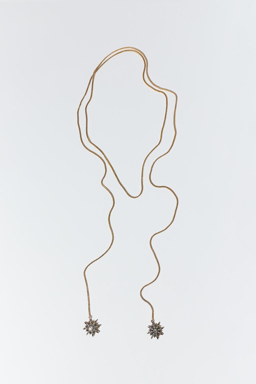 LONG STAR CHAIN NECKLACE